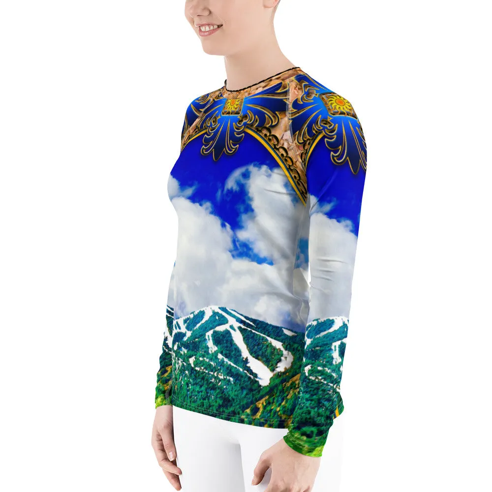 Versace Does Baldy Women's Long Sleeve Top