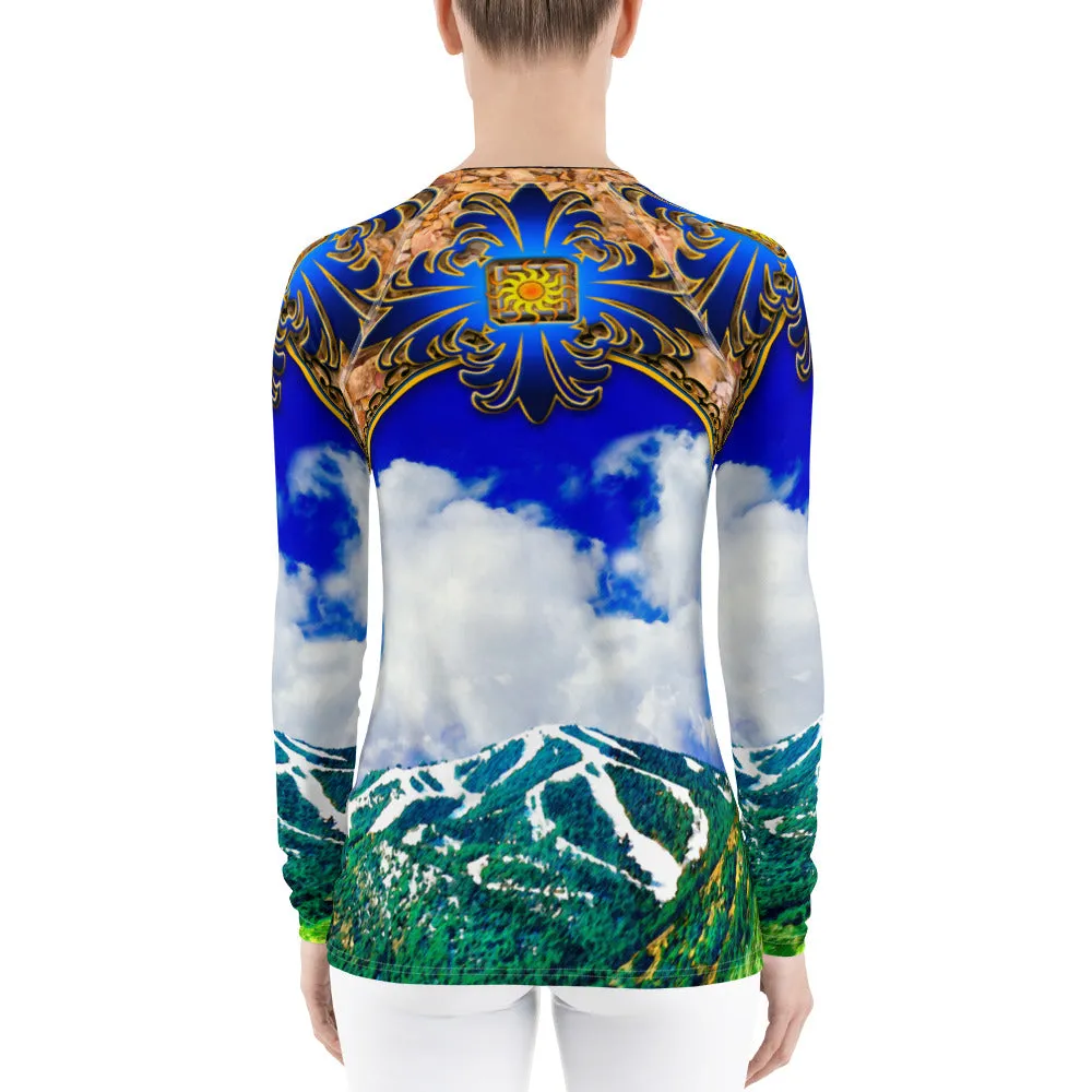 Versace Does Baldy Women's Long Sleeve Top
