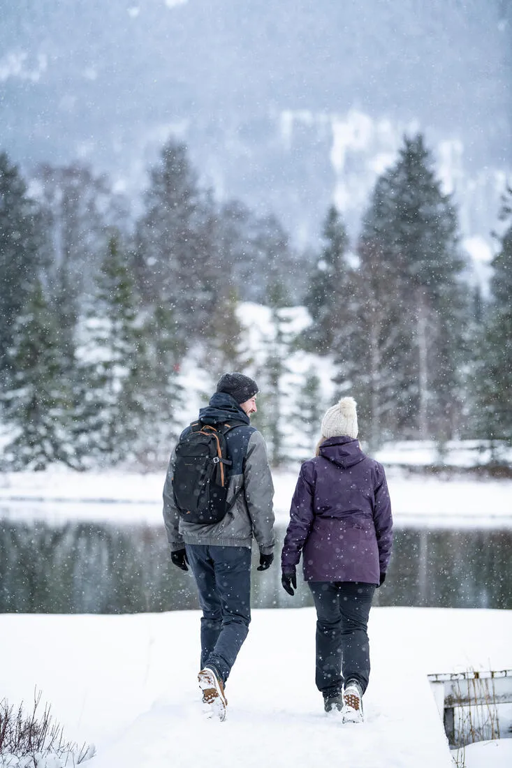 Veste de randonnée -5°C imperméable femme, NH100 violet
