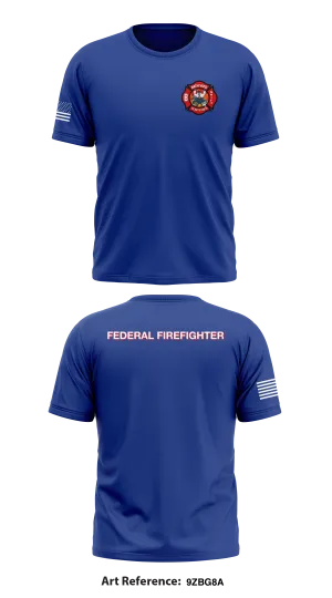 Veteran Affairs Fire Department-Bath, NY Store 1 Core Men's SS Performance Tee - 9ZBg8a