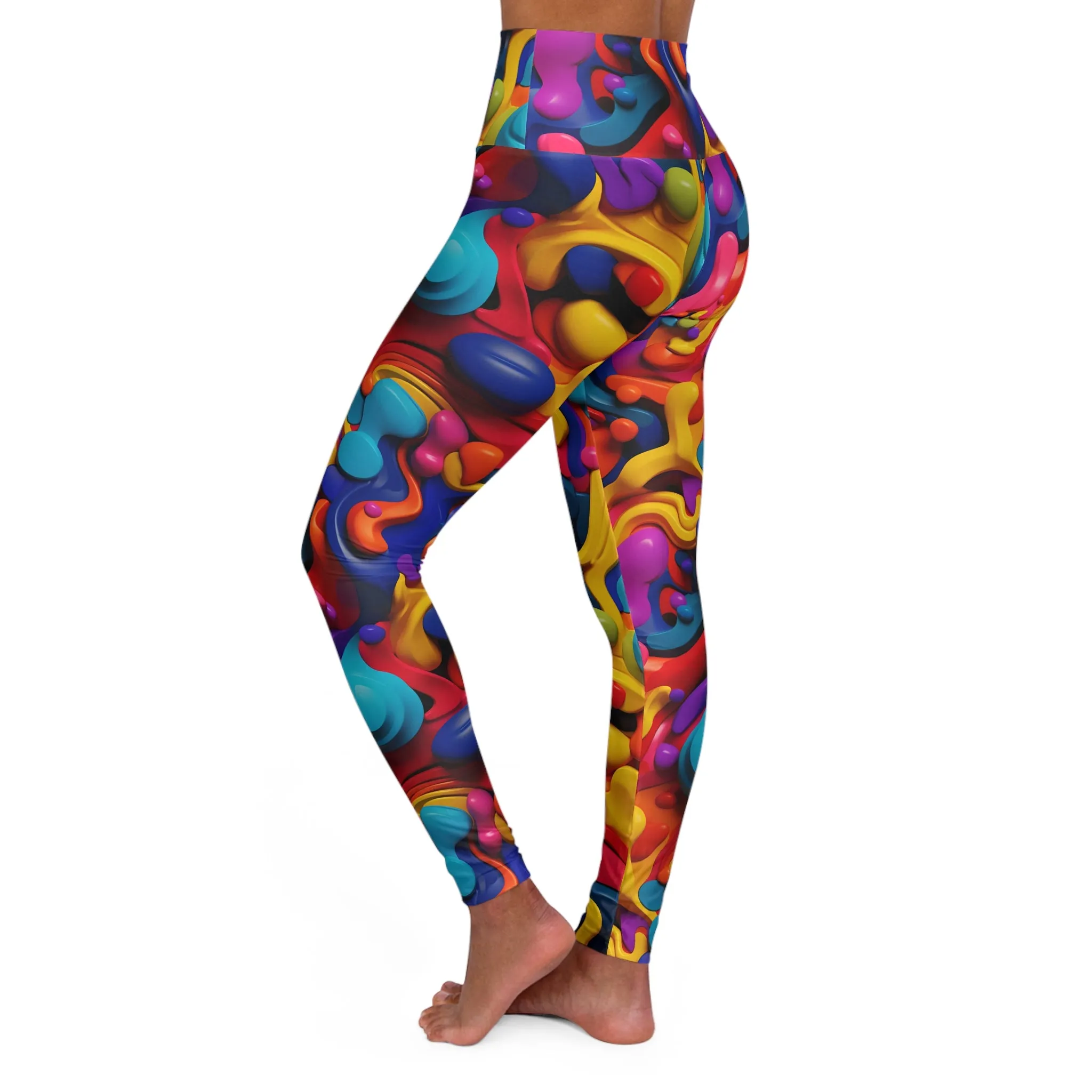 Vibrant High Waisted Yoga Leggings for Ultimate Comfort and Style