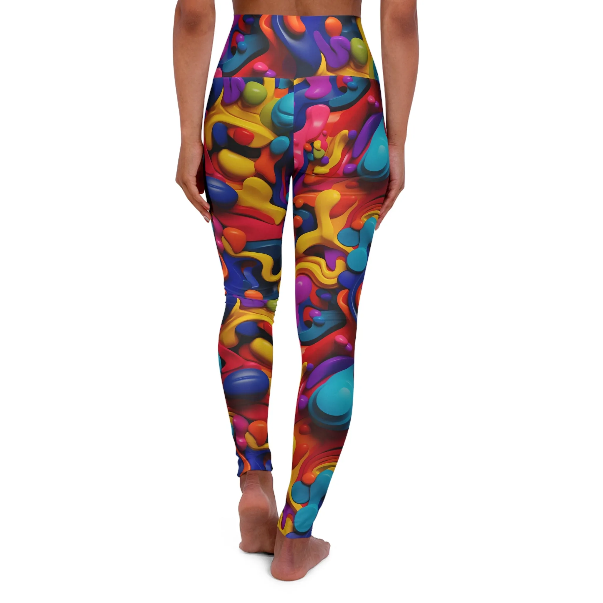 Vibrant High Waisted Yoga Leggings for Ultimate Comfort and Style