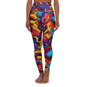 Vibrant High Waisted Yoga Leggings for Ultimate Comfort and Style