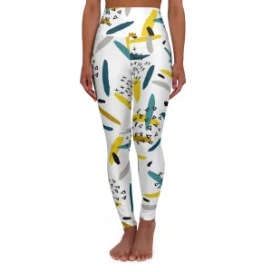 Vibrant High Waisted Yoga Leggings – Stylish Activewear for Fitness Enthusiasts