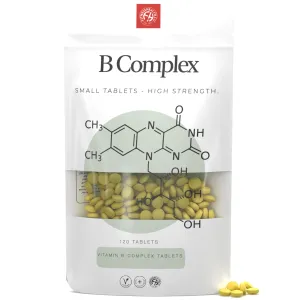 Vitamin B Complex Tablets - Vegan Friendly - 1 Year Supply - 25% DISCOUNT