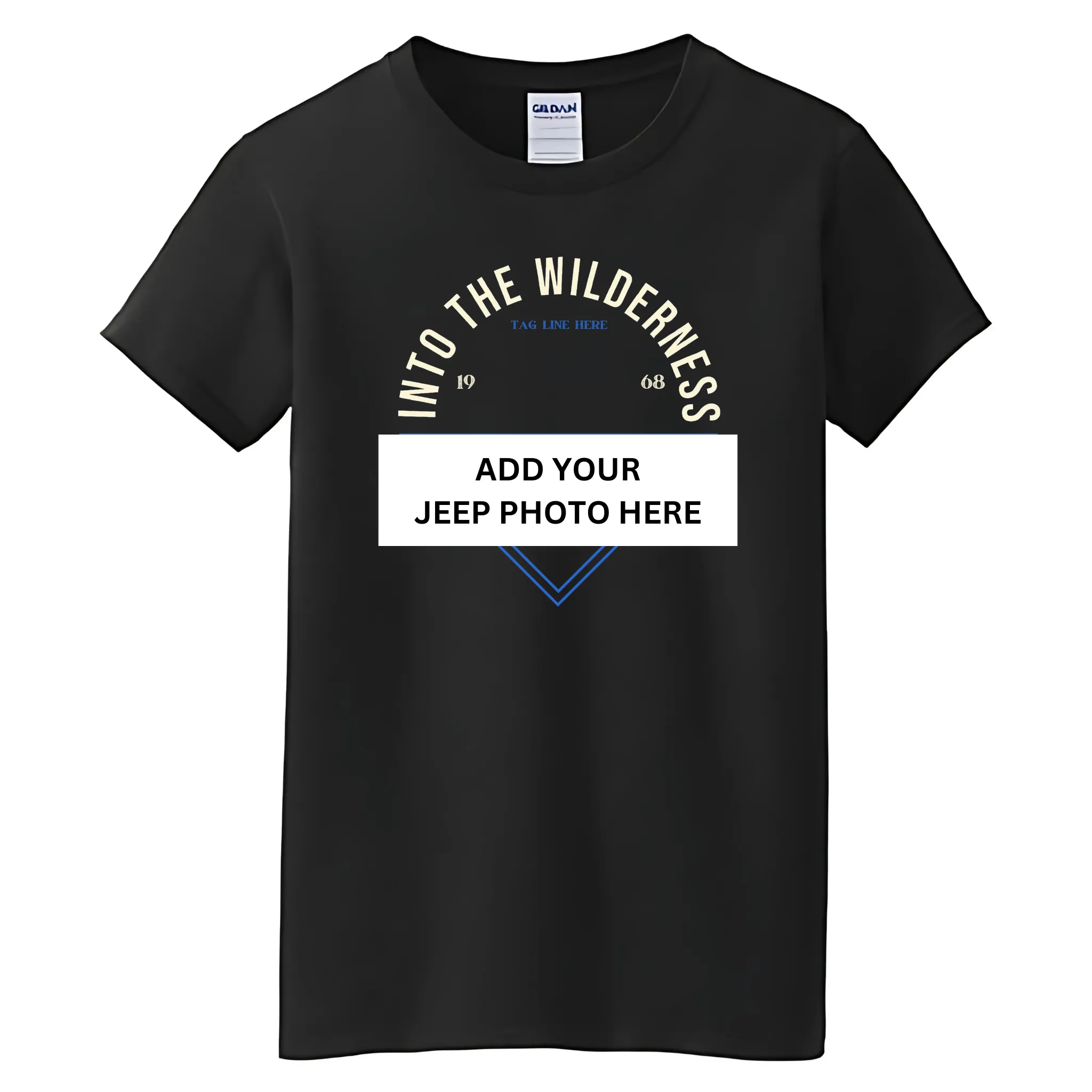 VOZUKO Custom 4x4 Jeep Wilderness T Shirt Men Women Made-to-Order Gildan Tee