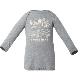 Wagonmaster Adventure Infant Onesie - Grey