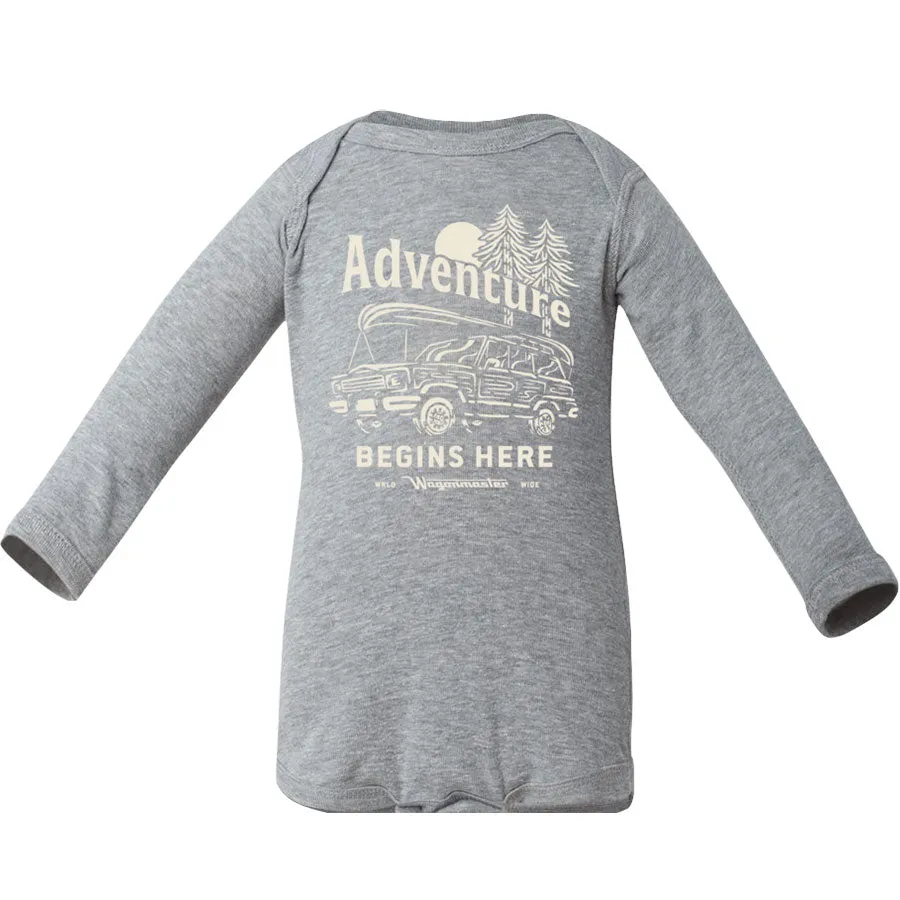 Wagonmaster Adventure Infant Onesie - Grey