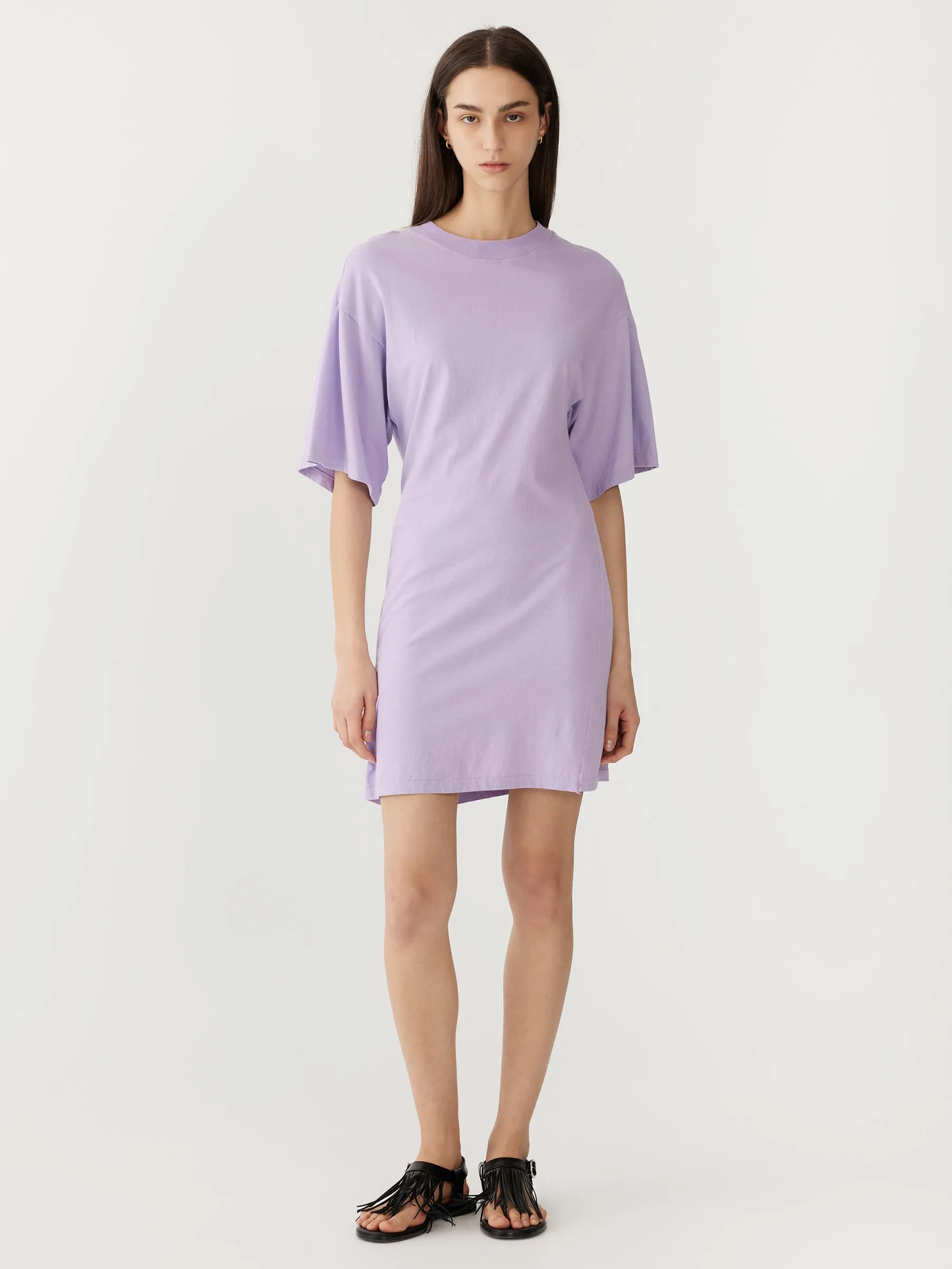 Waisted Short Sleeve Tennis Dress