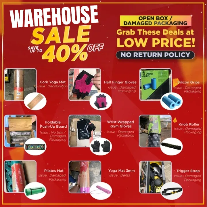 [WAREHOUSE SALE!!] - Fitness and Athletics Knob Roller - [ISSUE: DUSTY/DIRTY] - NO RETURN POLICY