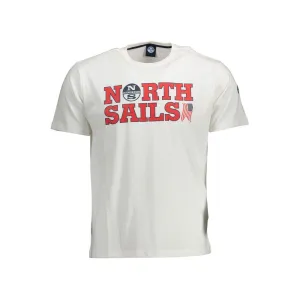 White Cotton Men T-Shirt