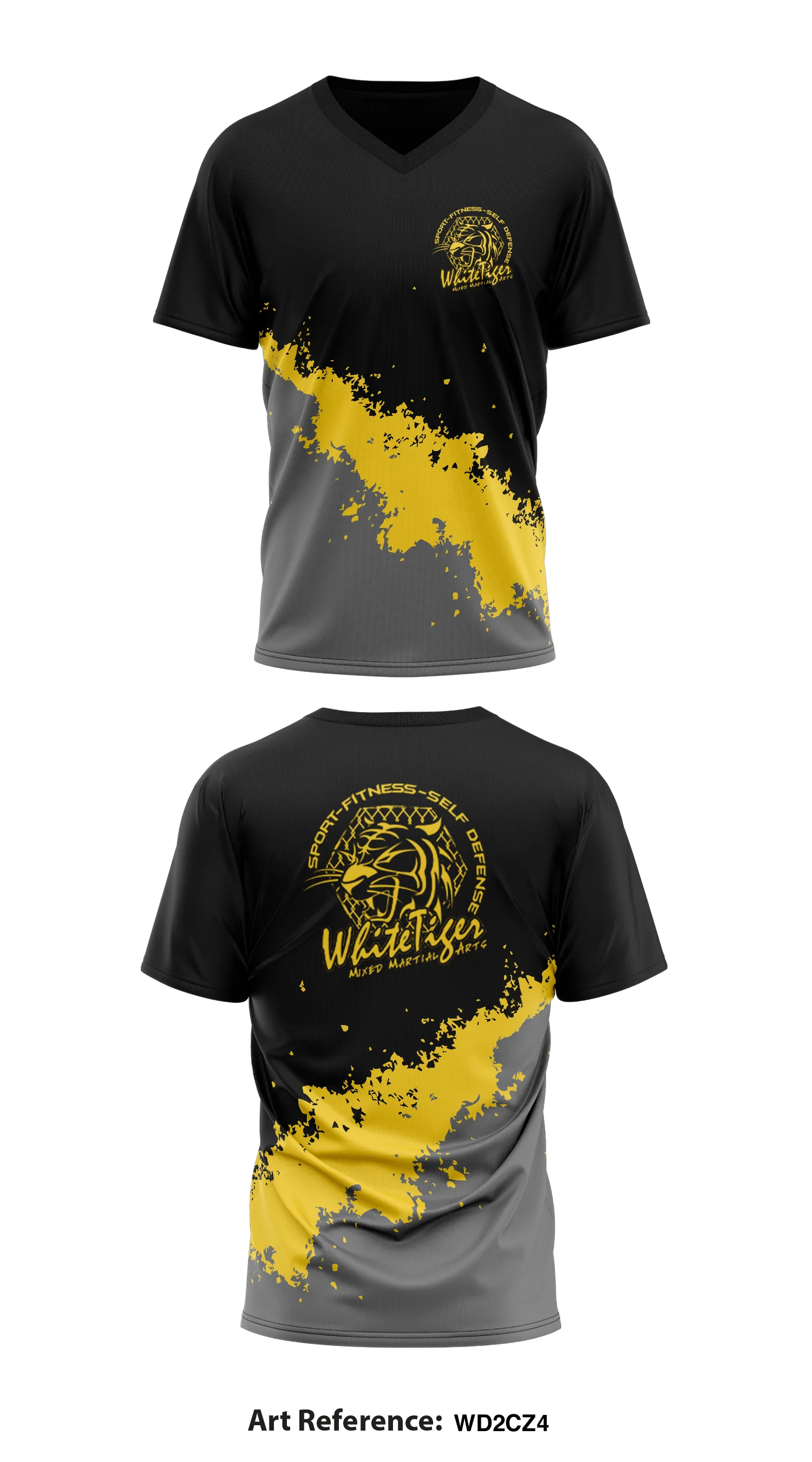 White Tiger Martial Arts Core Men's SS Performance Tee - WD2CZ4