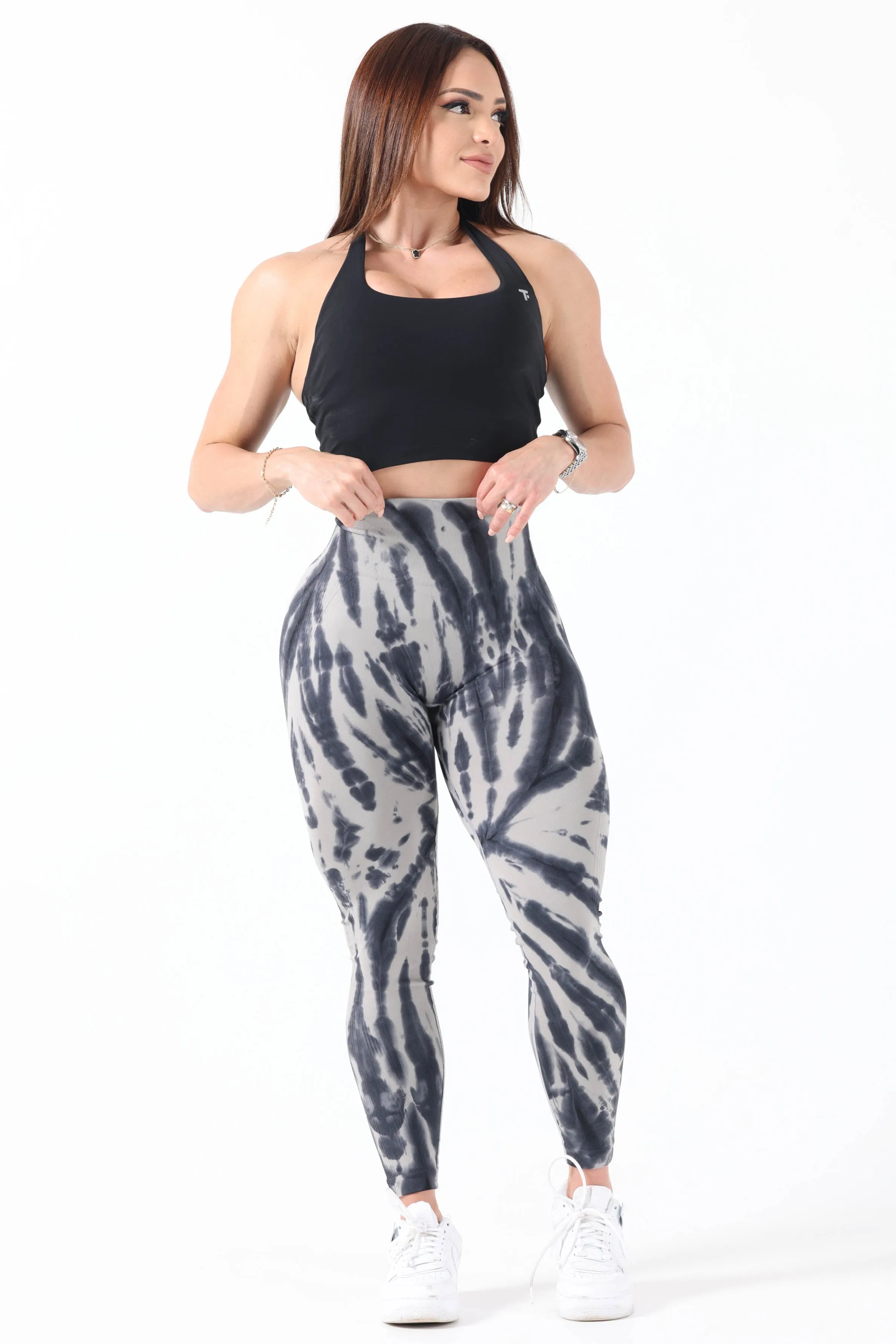 Wild Gray Print Leggings