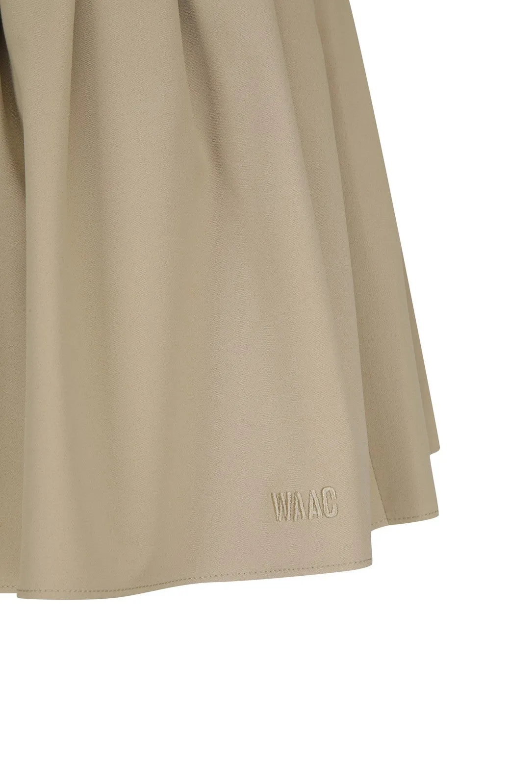 Women Athletic A-line gather Skort Brown