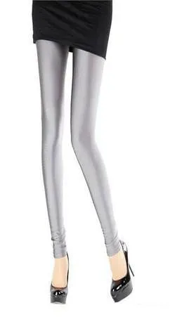 Women Slim spandex Leggings Solid Candy Color Neon Leggings Adventure Time Skinny High Elastic female Pants & soft legins