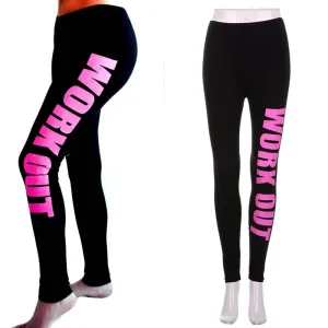 Women Workout Leggings Elastic Comfortable Stretch Slim Legging Workout Pants Trousers Leggins