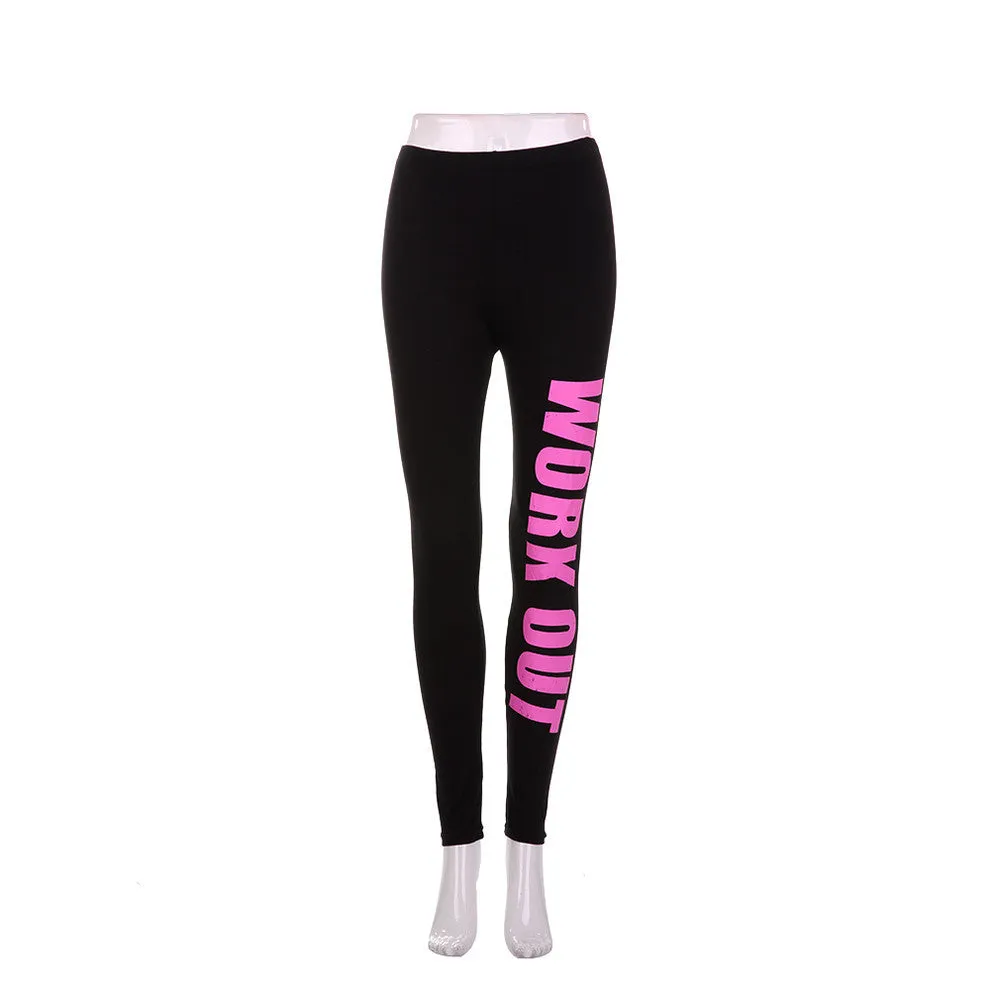 Women Workout Leggings Elastic Comfortable Stretch Slim Legging Workout Pants Trousers Leggins