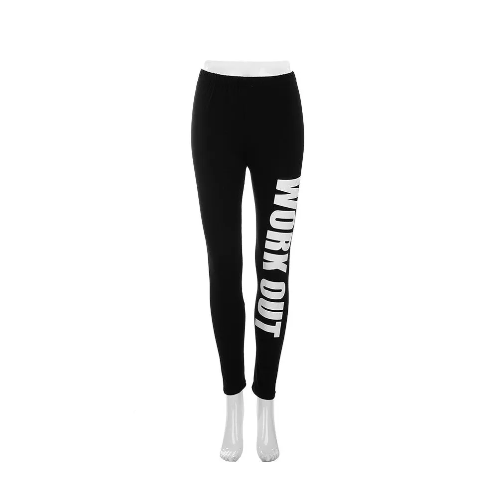 Women Workout Leggings Elastic Comfortable Stretch Slim Legging Workout Pants Trousers Leggins