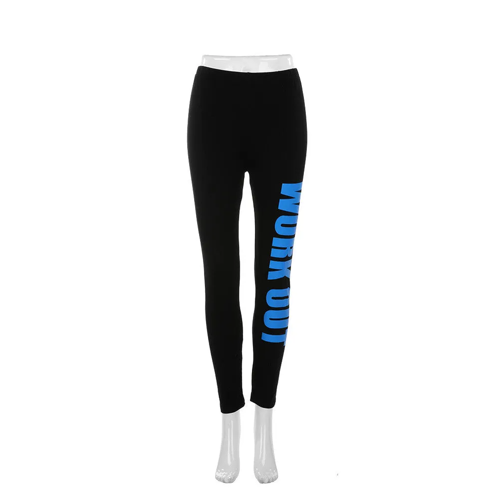 Women Workout Leggings Elastic Comfortable Stretch Slim Legging Workout Pants Trousers Leggins