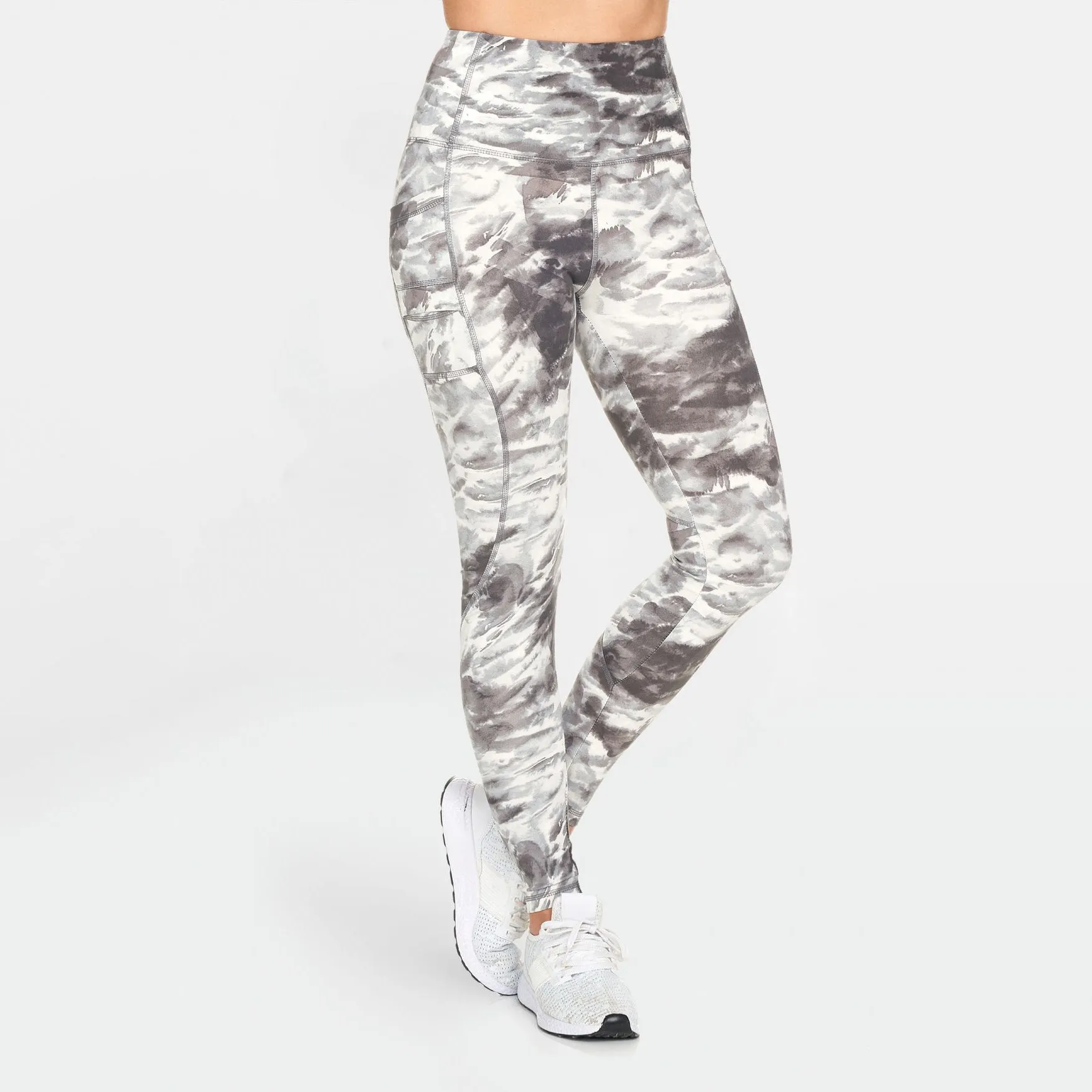 Women's Active High Rise Printed Leggings with Pockets