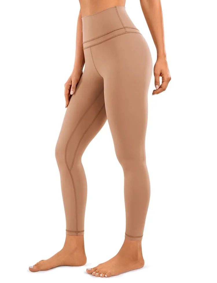 Women's Butt Lift Running Tights - Ribbed High Waisted Yoga Leggings