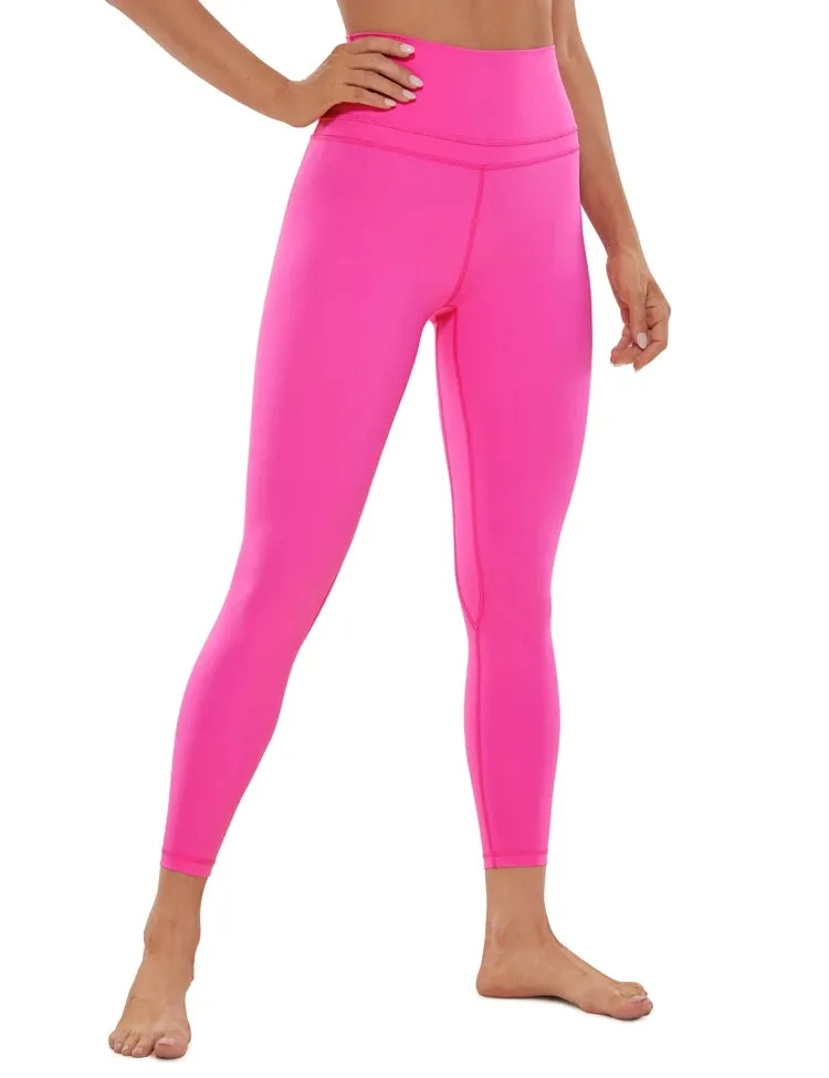 Women's Butt Lift Running Tights - Ribbed High Waisted Yoga Leggings