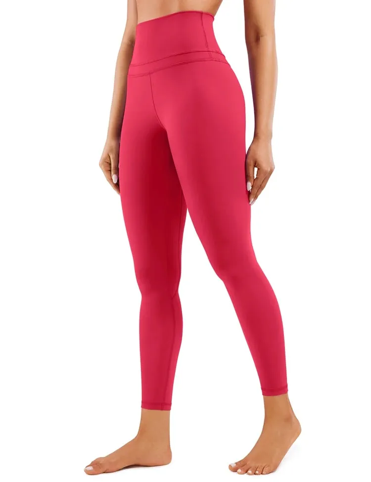 Women's Butt Lift Running Tights - Ribbed High Waisted Yoga Leggings