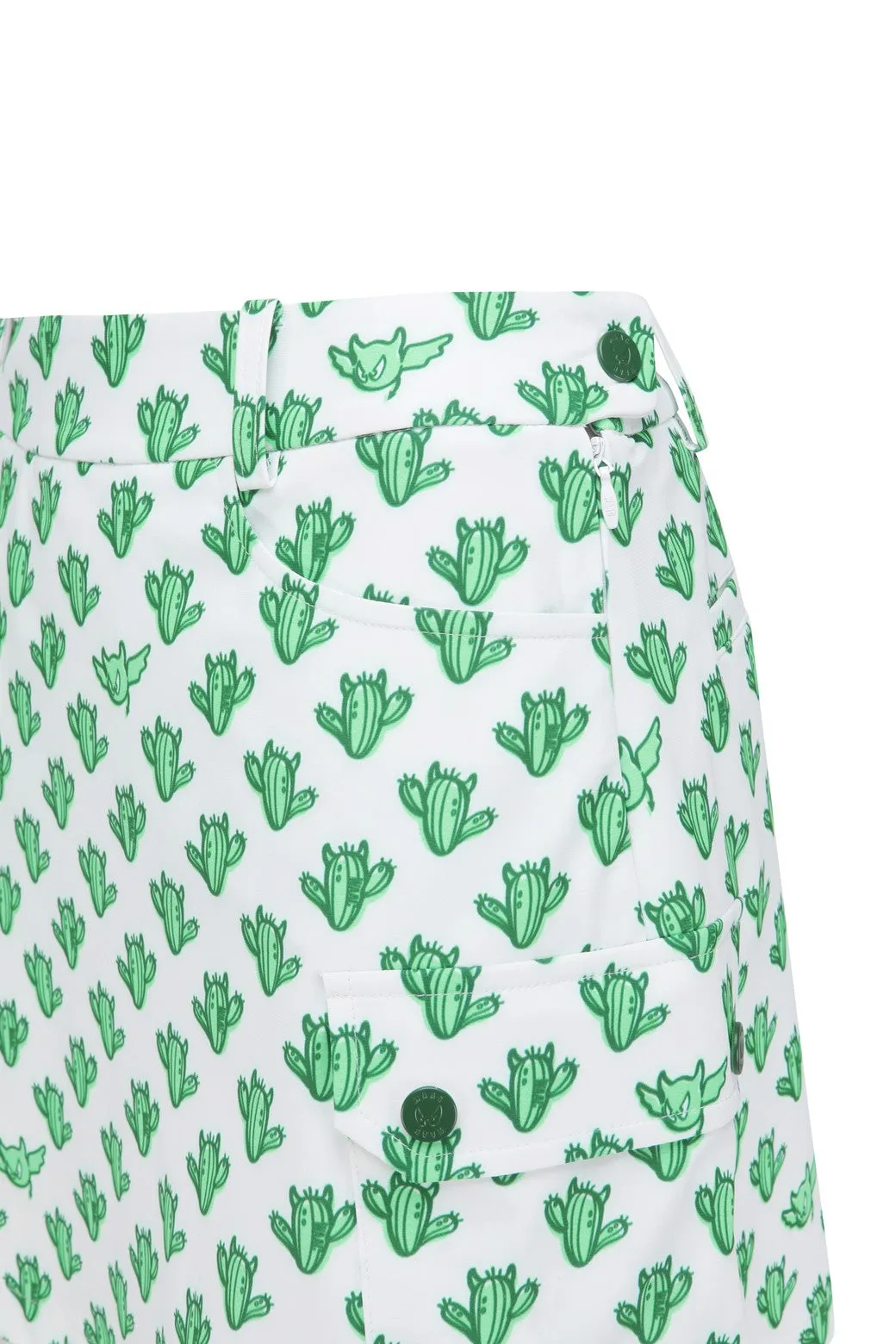 Women's Cacti Cargo Skort White