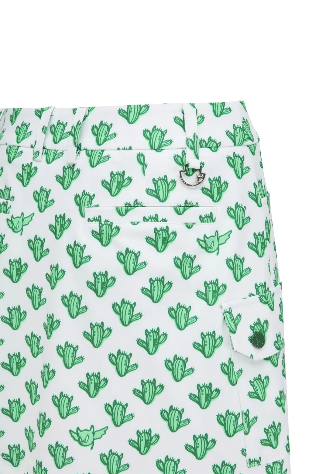 Women's Cacti Cargo Skort White