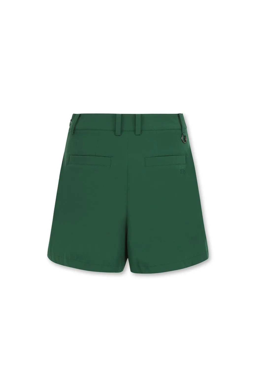 Women's Double Wrap Layer Shorts Dark Green