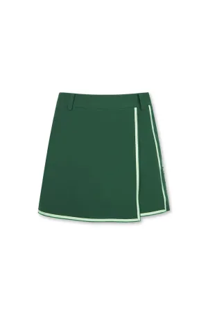 Women's Double Wrap Layer Shorts Dark Green