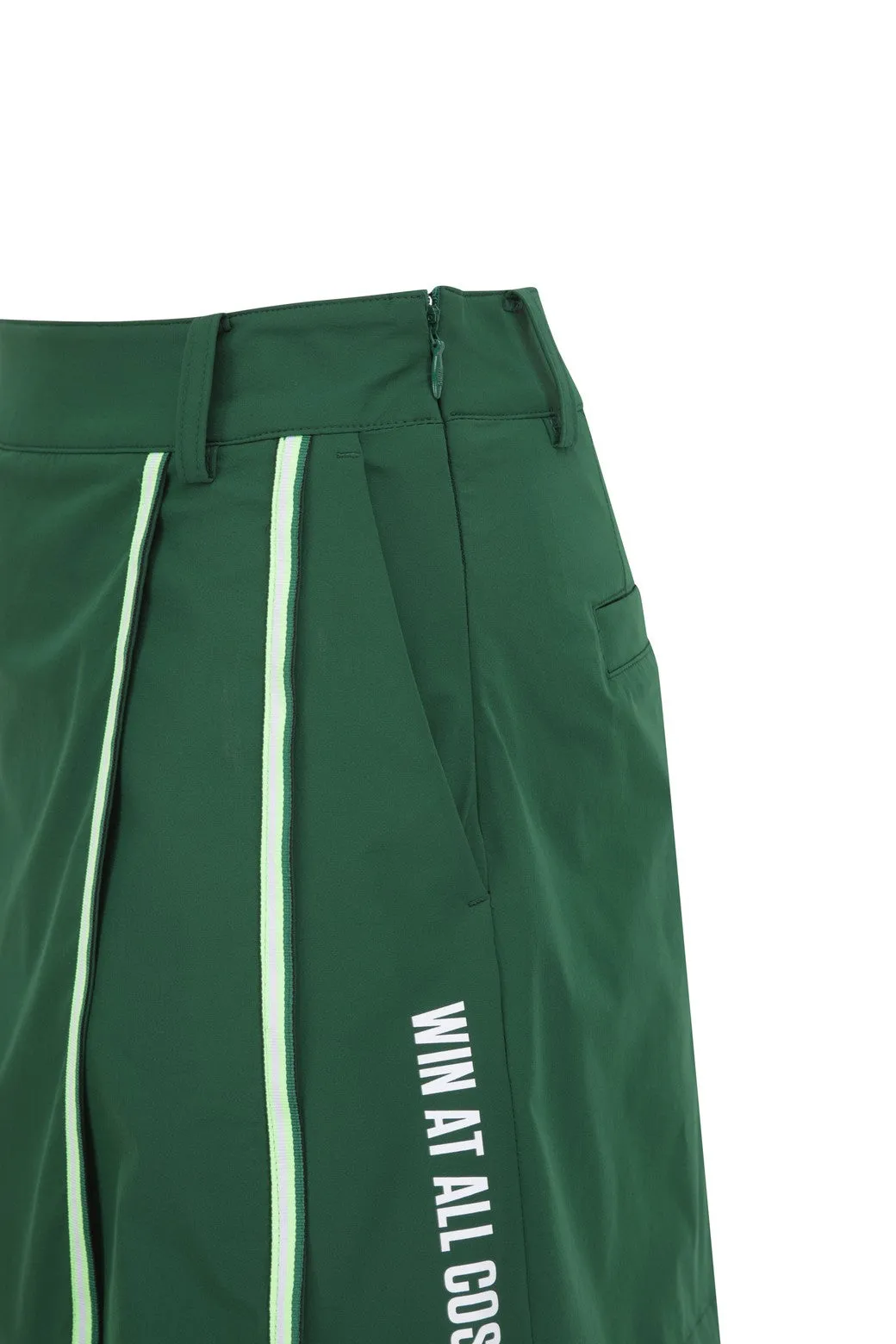 Women's Double Wrap Layer Shorts Dark Green