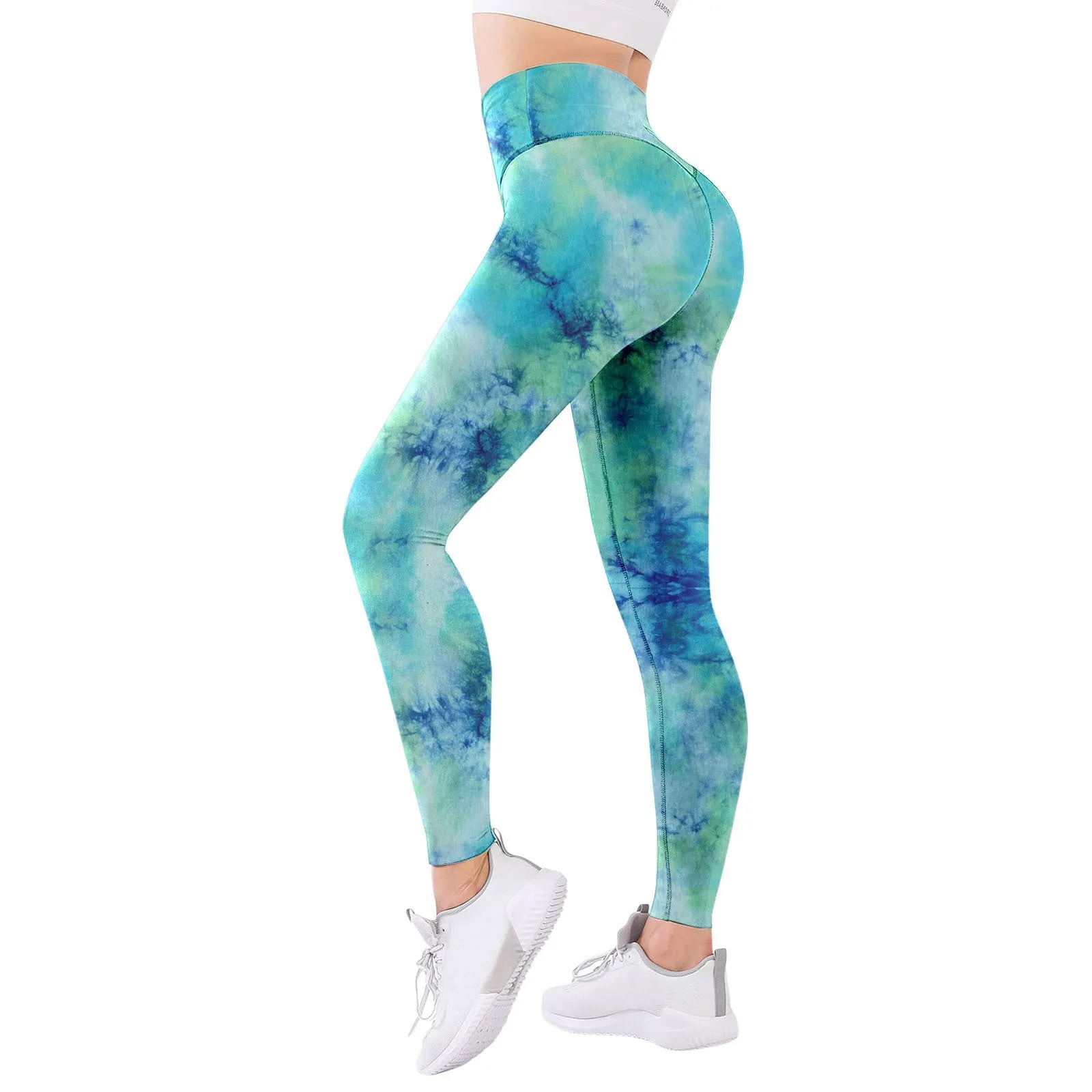 Women's Fitness Sports Yoga Pants Stretch Digital Printing Leggings