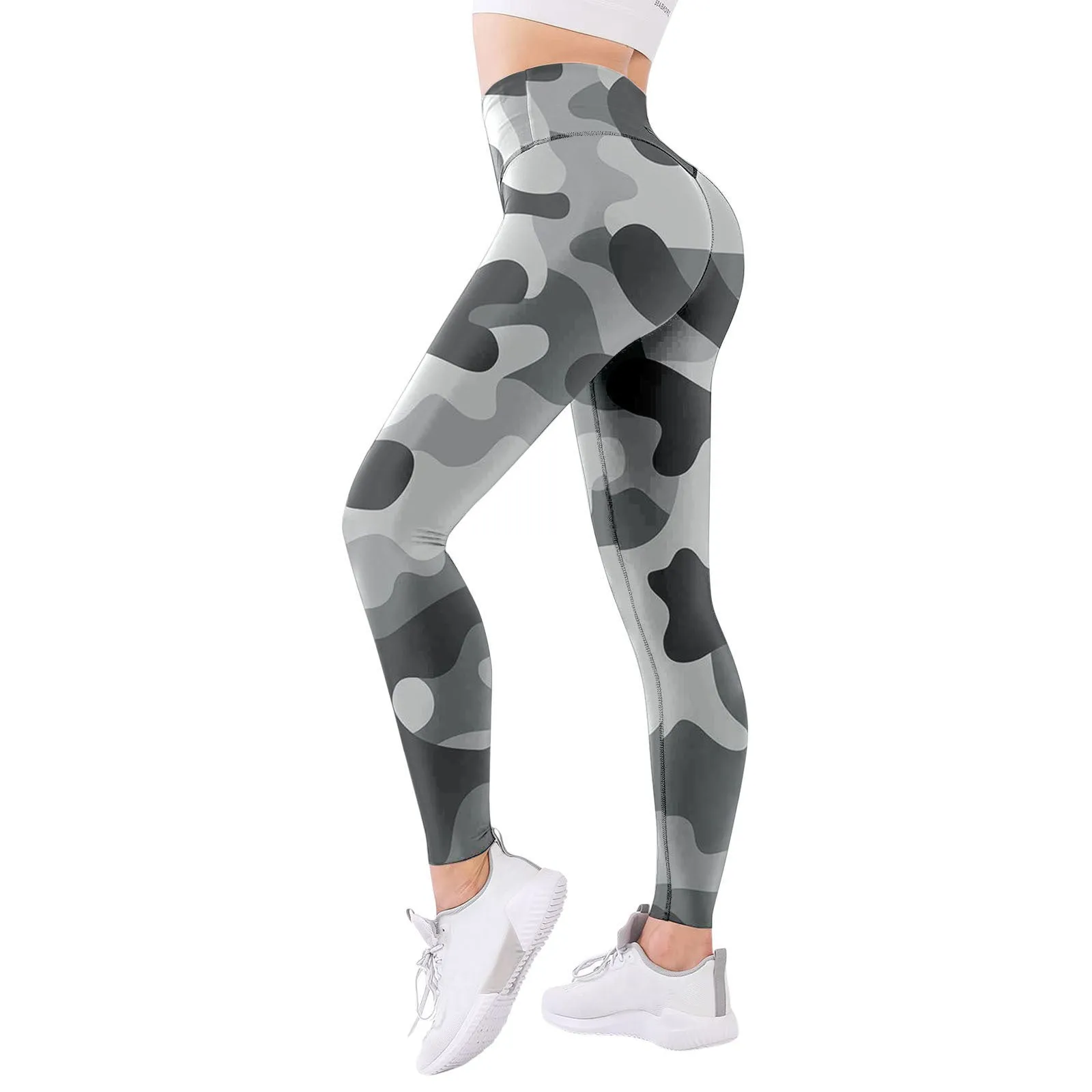 Women's Fitness Sports Yoga Pants Stretch Digital Printing Leggings