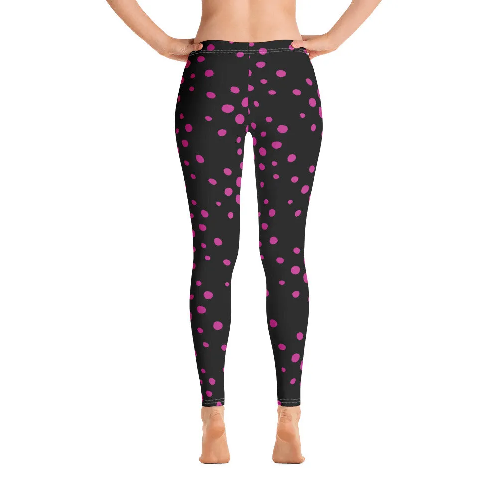 Women's Francesa Pierre-Giroux pooka dots yoga Leggings for exercise and fitness