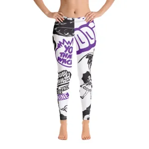 Women's Francesca Pierre-Giroux Scatter Brain compression yoga pants leggings for exercise and fitness