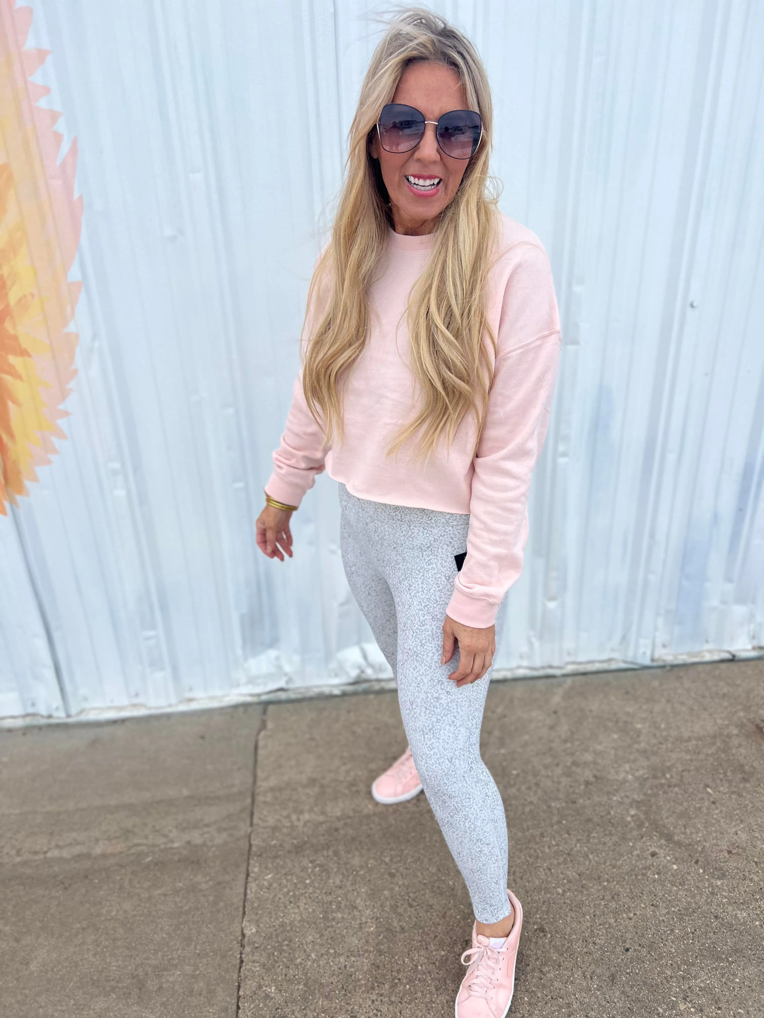 Women’s Lightweight Crop Crew Sweatshirt** - Final Sale