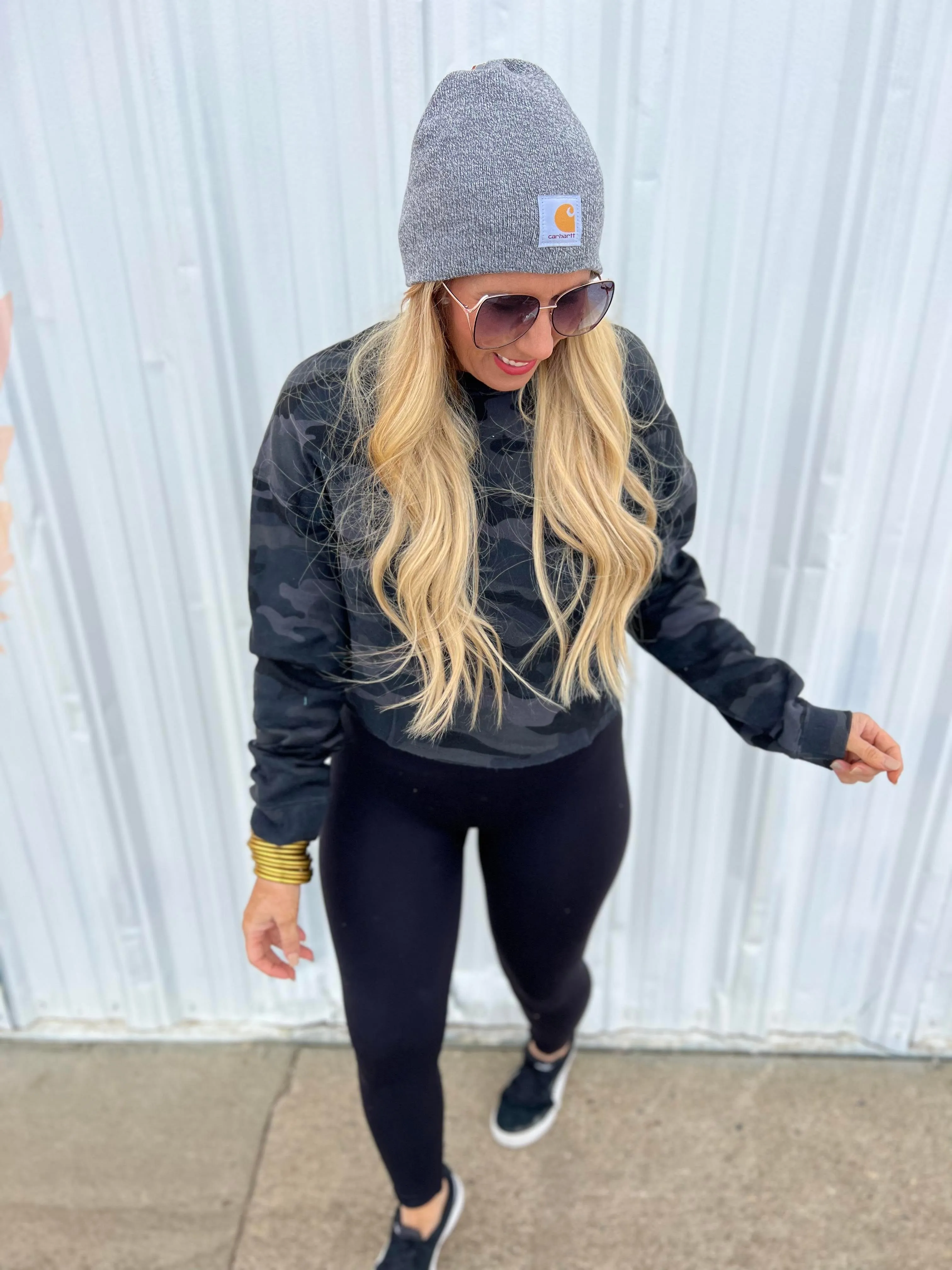 Women’s Lightweight Crop Crew Sweatshirt** - Final Sale