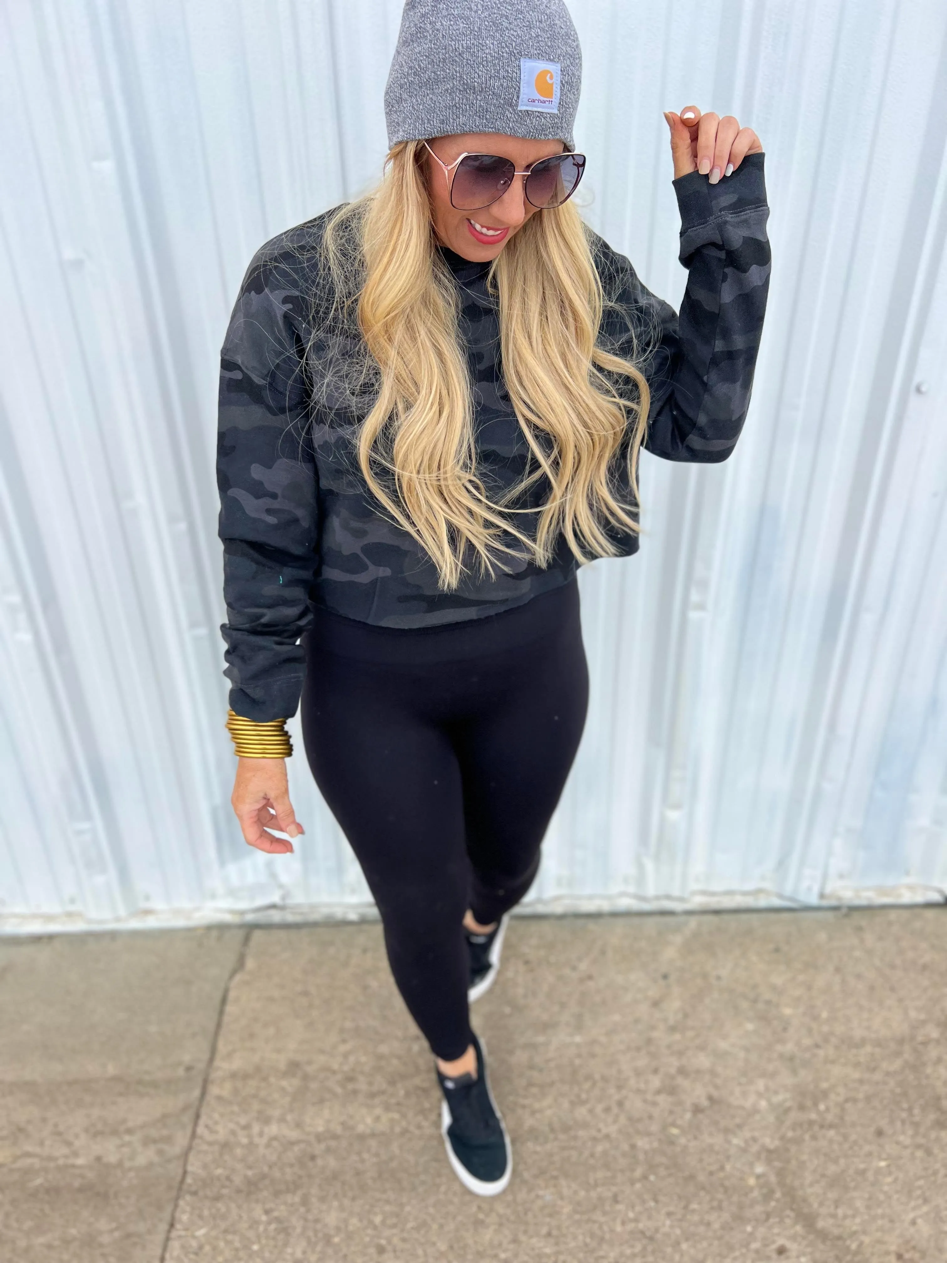 Women’s Lightweight Crop Crew Sweatshirt** - Final Sale