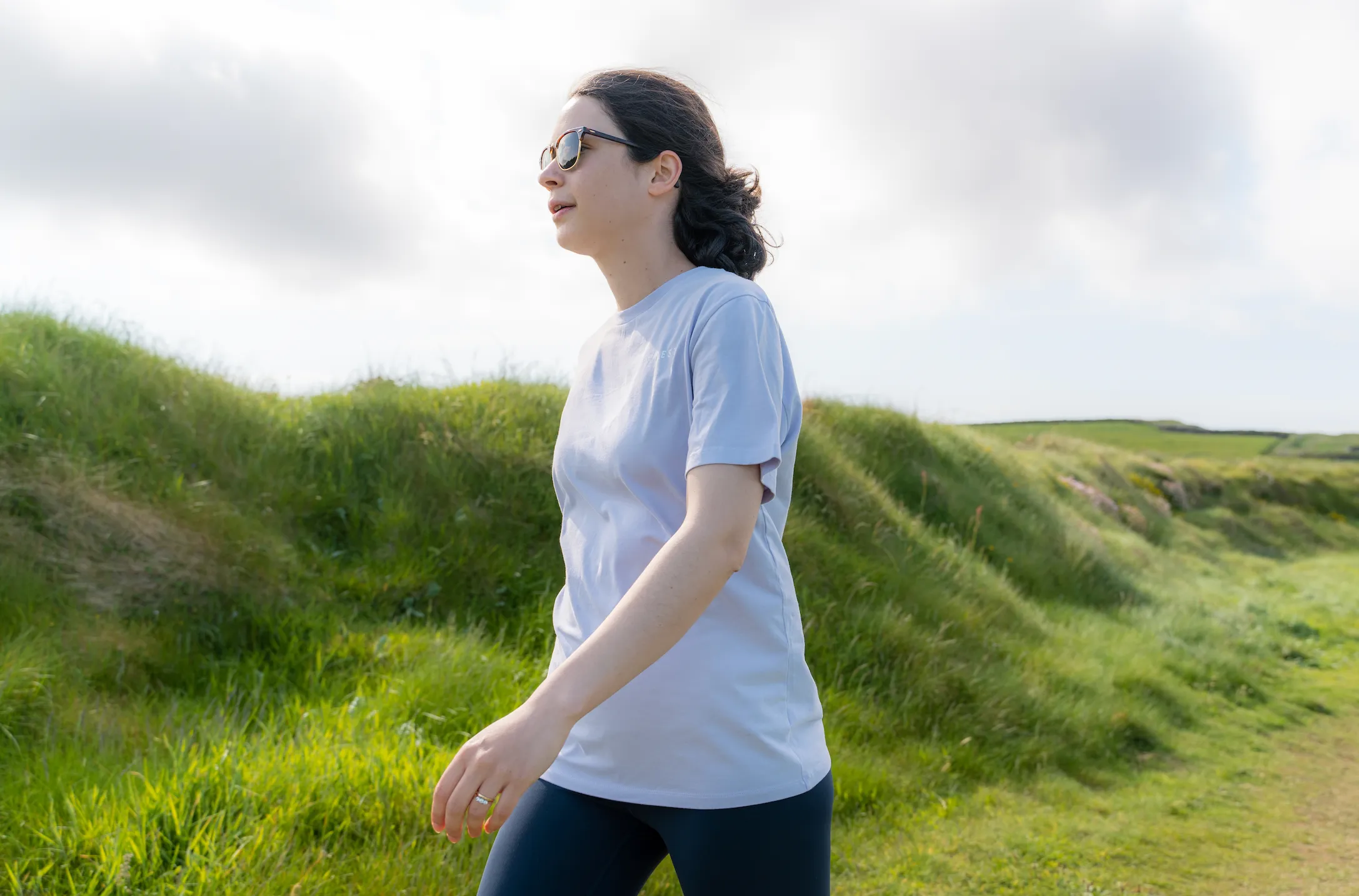 Womens Lilac Irish Summer T-Shirt