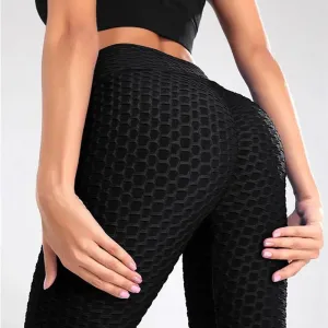 Women's Wide Waistband Sports Leggings – Perfect for Fitness, Running, and Yoga