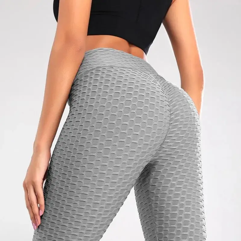 Women's Wide Waistband Sports Leggings – Perfect for Fitness, Running, and Yoga