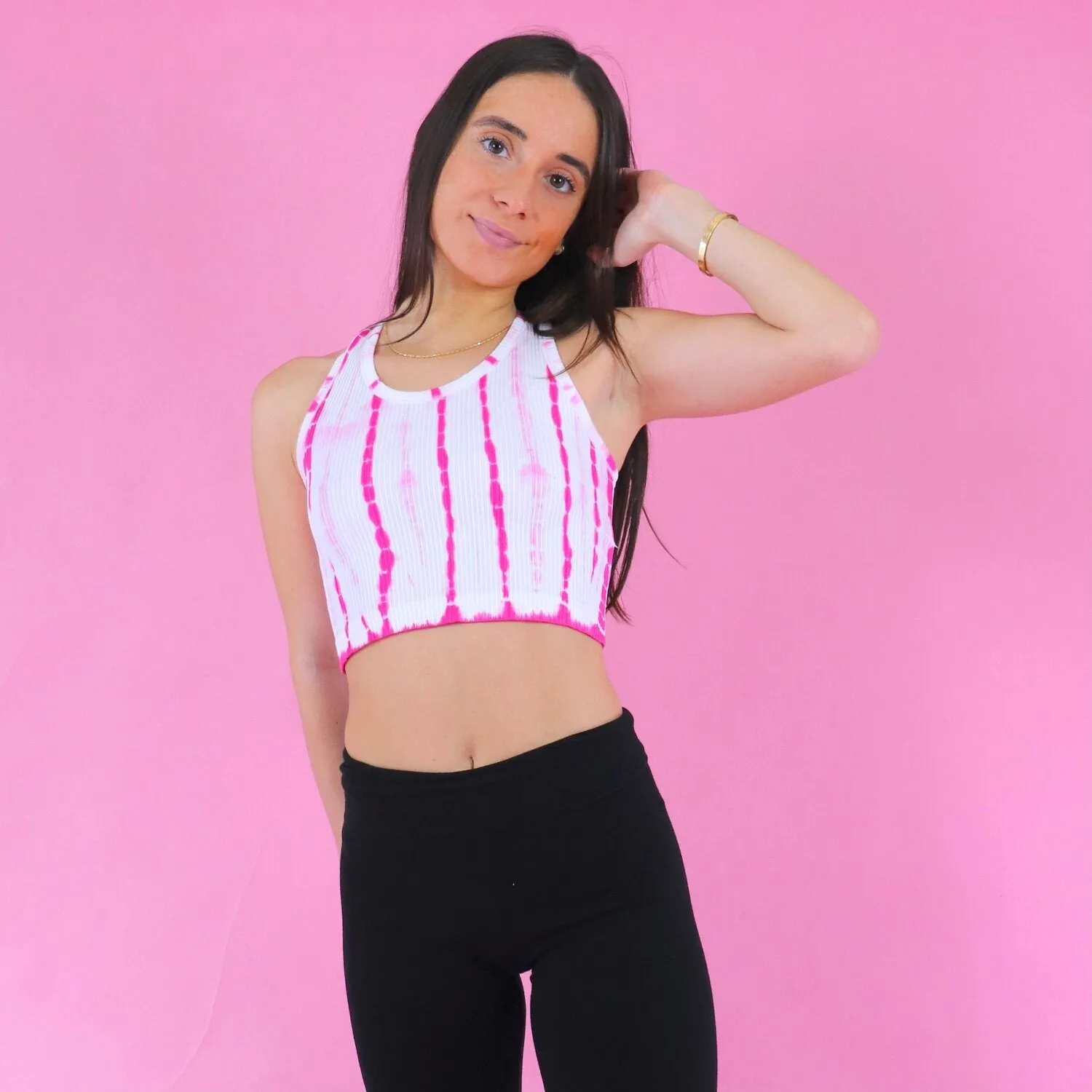 Work It Pink Seamless Top