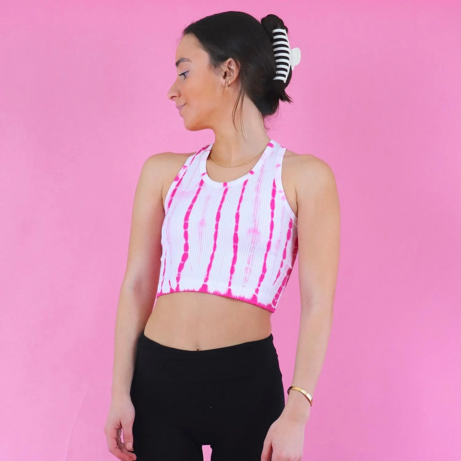 Work It Pink Seamless Top