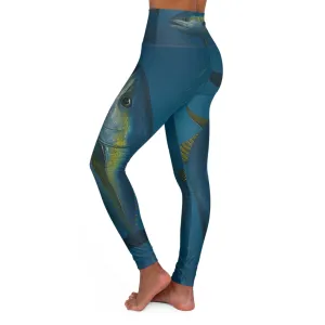 Yellowfin Tuna Waisted Yoga Leggings