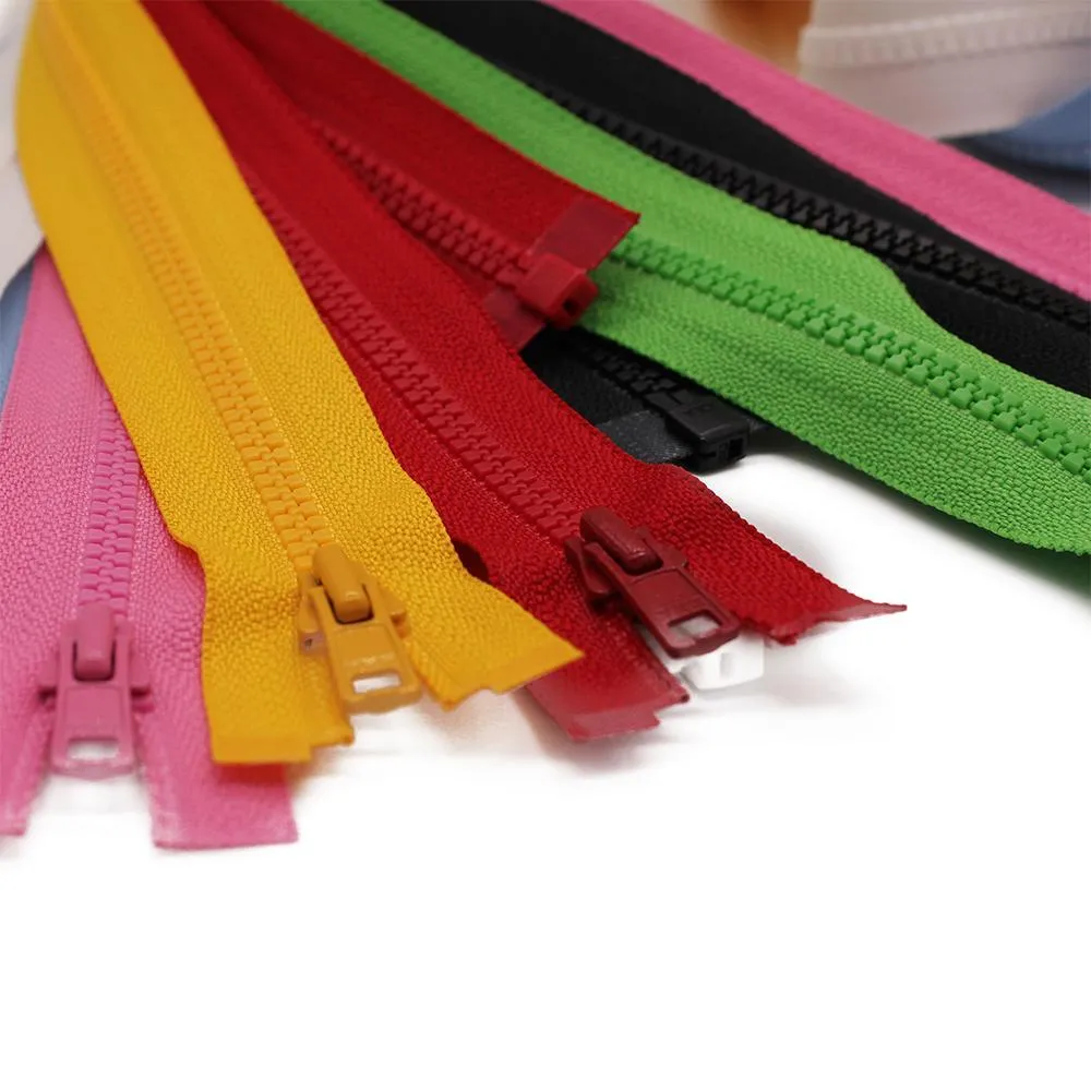 YKK® #3 Vislon Molded Separating Zippers - Stock Colors 7