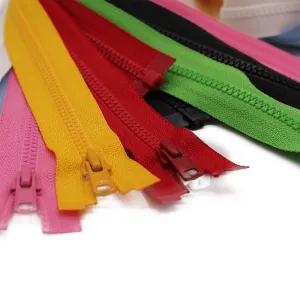 YKK® #3 Vislon Molded Separating Zippers - Stock Colors 7