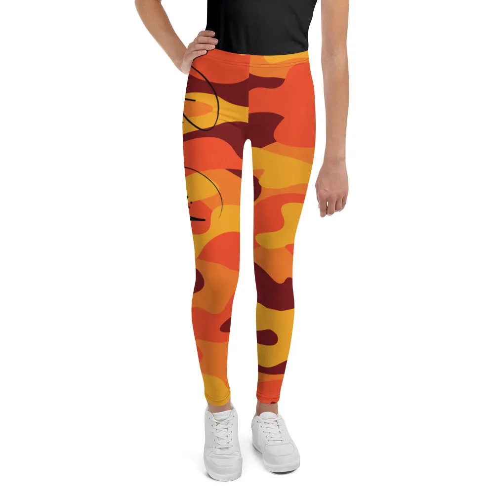 Youth Fall Camouflage Leggings