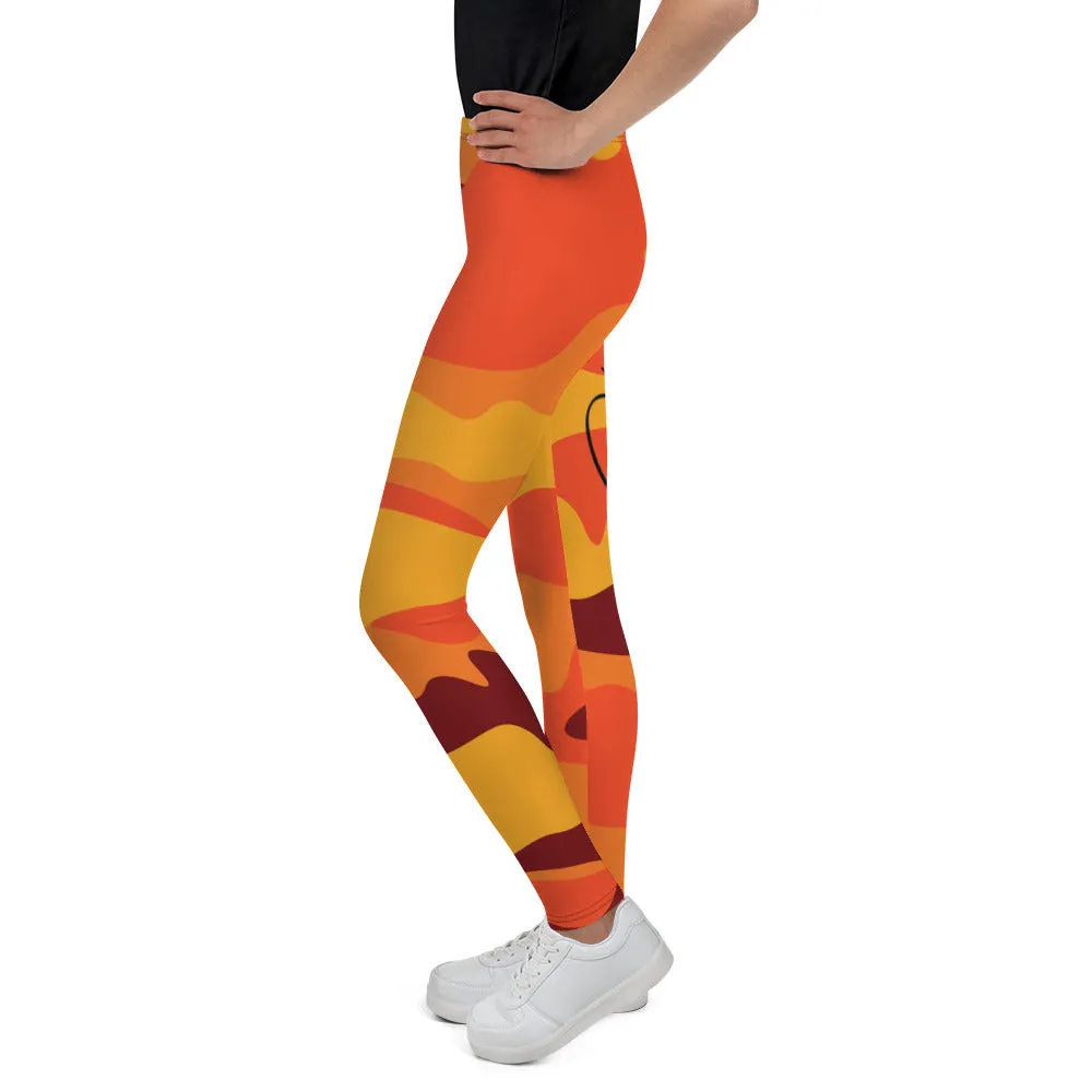 Youth Fall Camouflage Leggings
