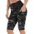 ZABRI Women Running Cameo Leopard Printed Yoga Sports High Waist Yoga Biker Shorts